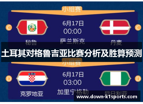土耳其对格鲁吉亚比赛分析及胜算预测